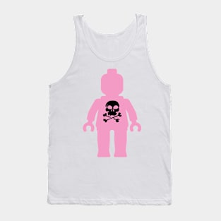 Minifig with Skull Design Tank Top